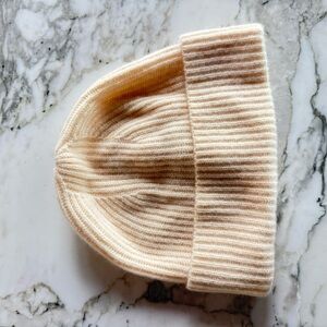J. Crew Cashmere Knit Hat in Cream